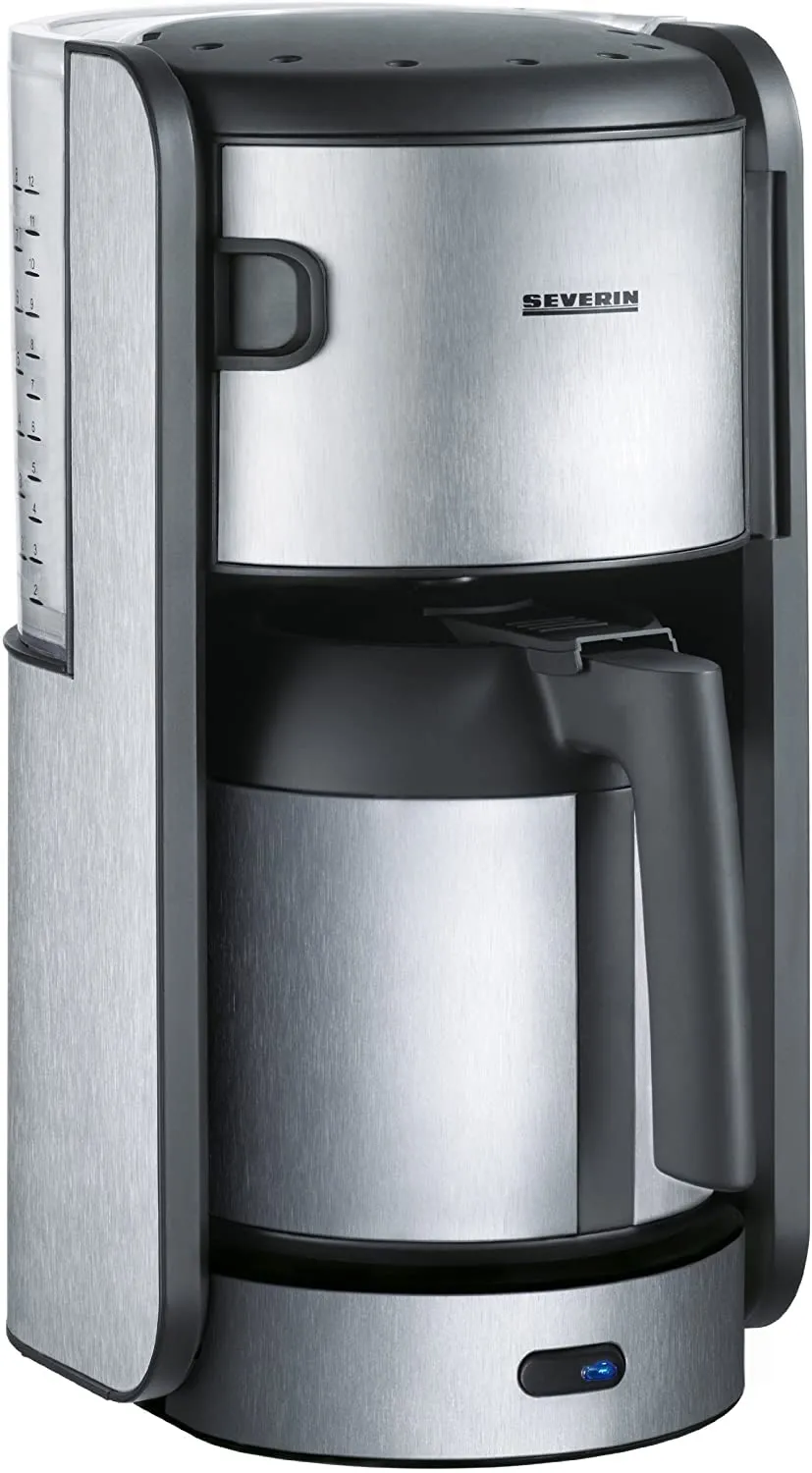 Severin KA 4770 Macchina Caffè Americano 8 Tazze Nero
