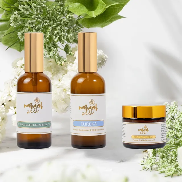 Natural Zest Skincare Set pelle secca menopausa 3 pezzi