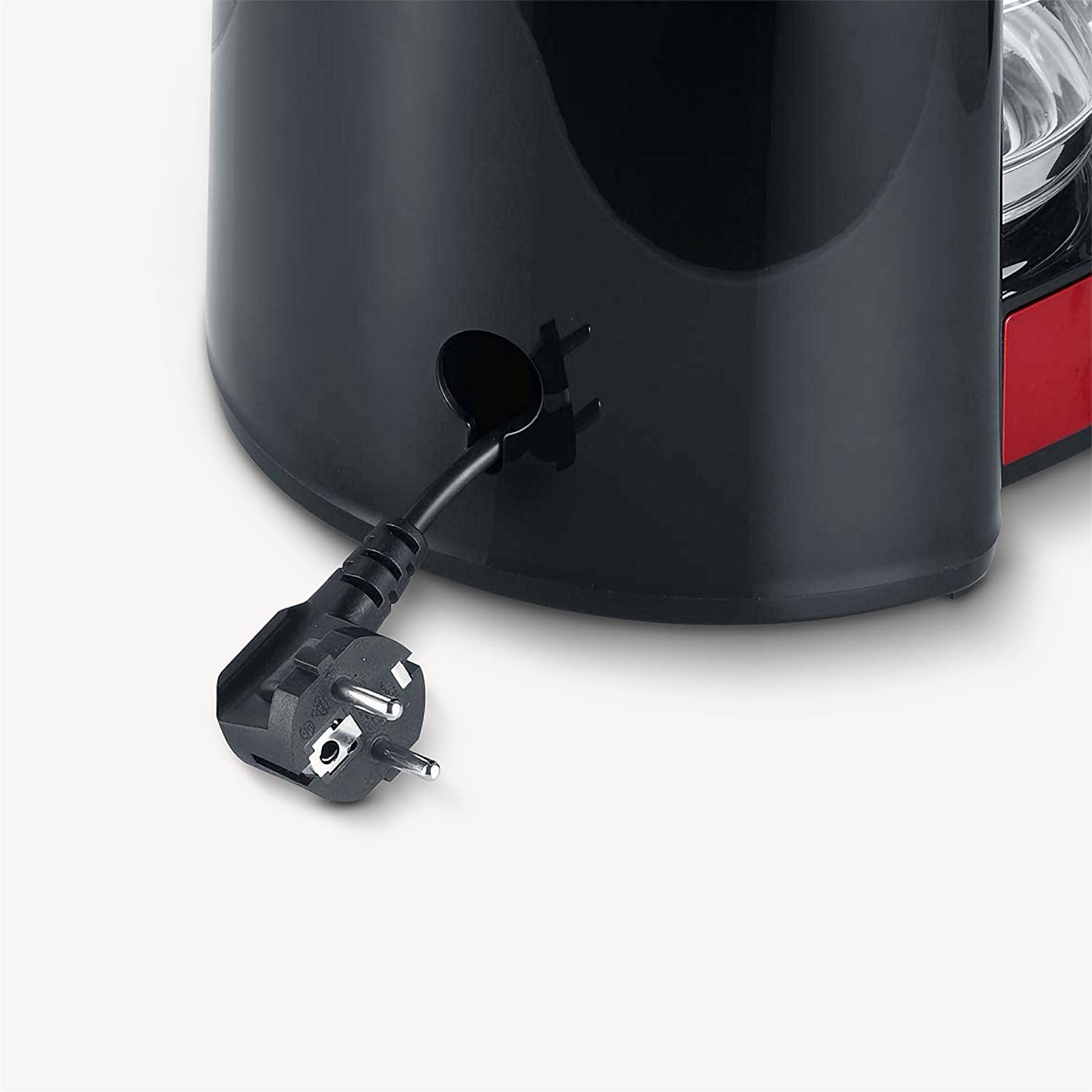 Severin KA 4817 caffettiera filtro 10 tazze rosso nero