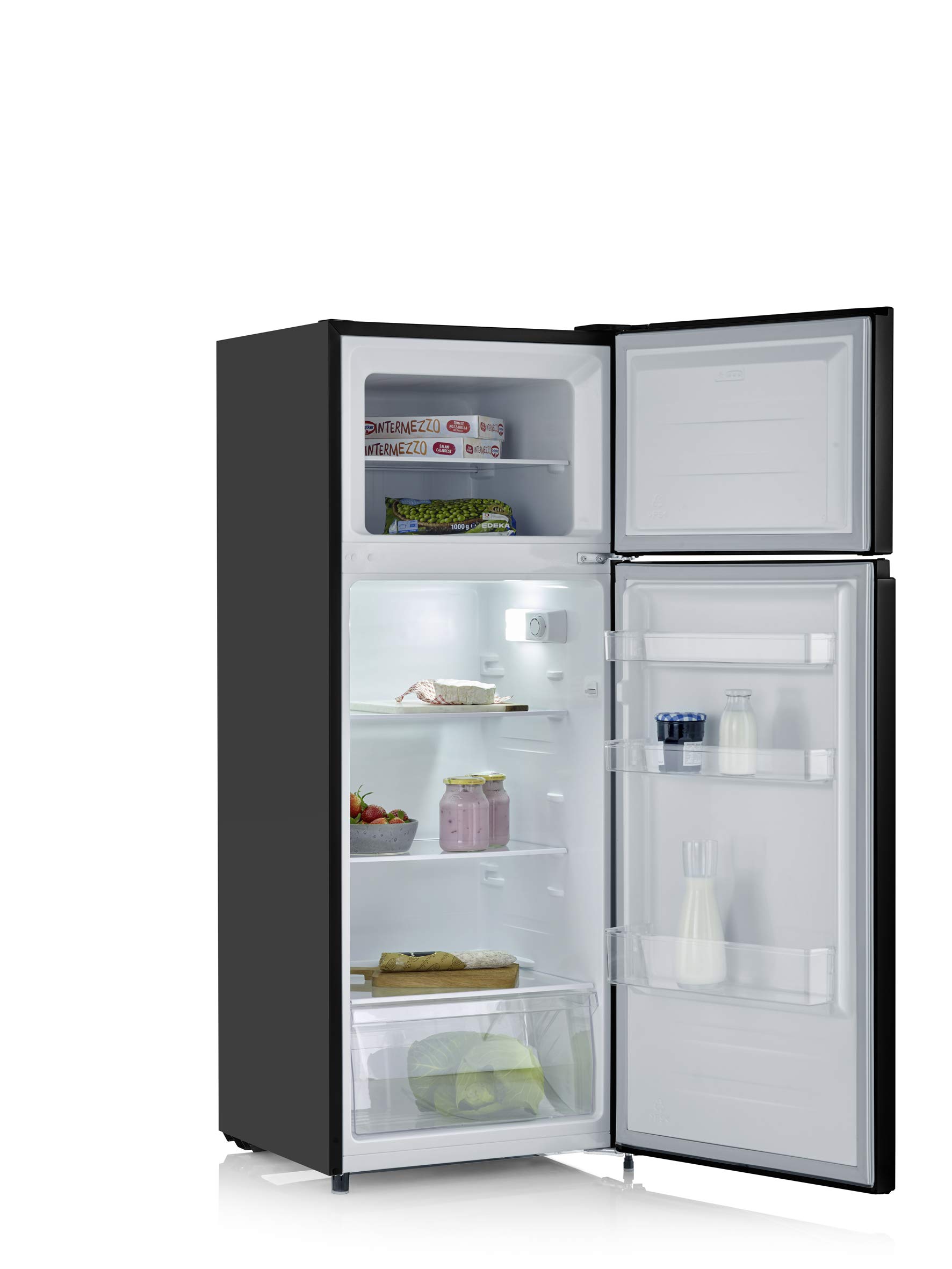 Severin DT 8762 frigorifero doppia porta nero 206 l