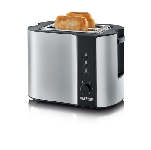 Severin AT 2589 Tostapane 800 W Argento Acciaio Inox