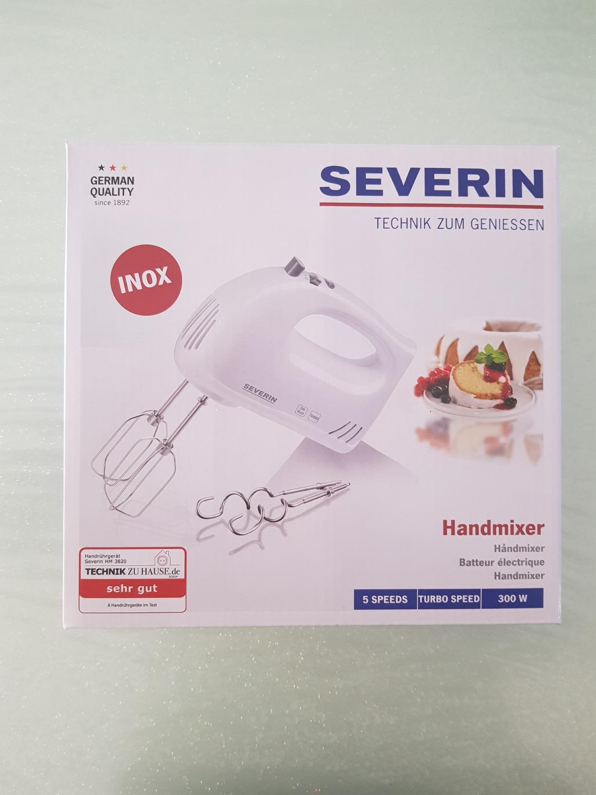 SEVERIN HM 3832 sbattitore elettrico 400W grigio nero 5 velocità