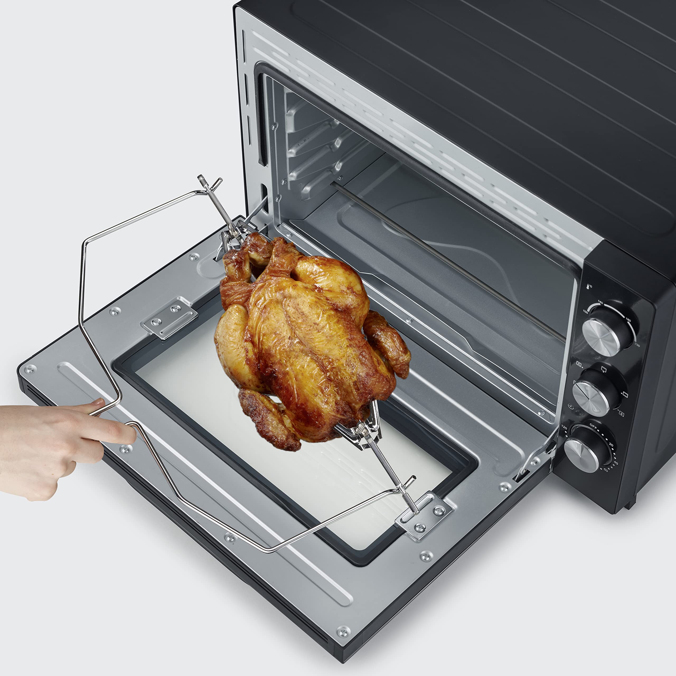 Severin Forni e microonde TO 2073 forno elettrico XXL 60L nero