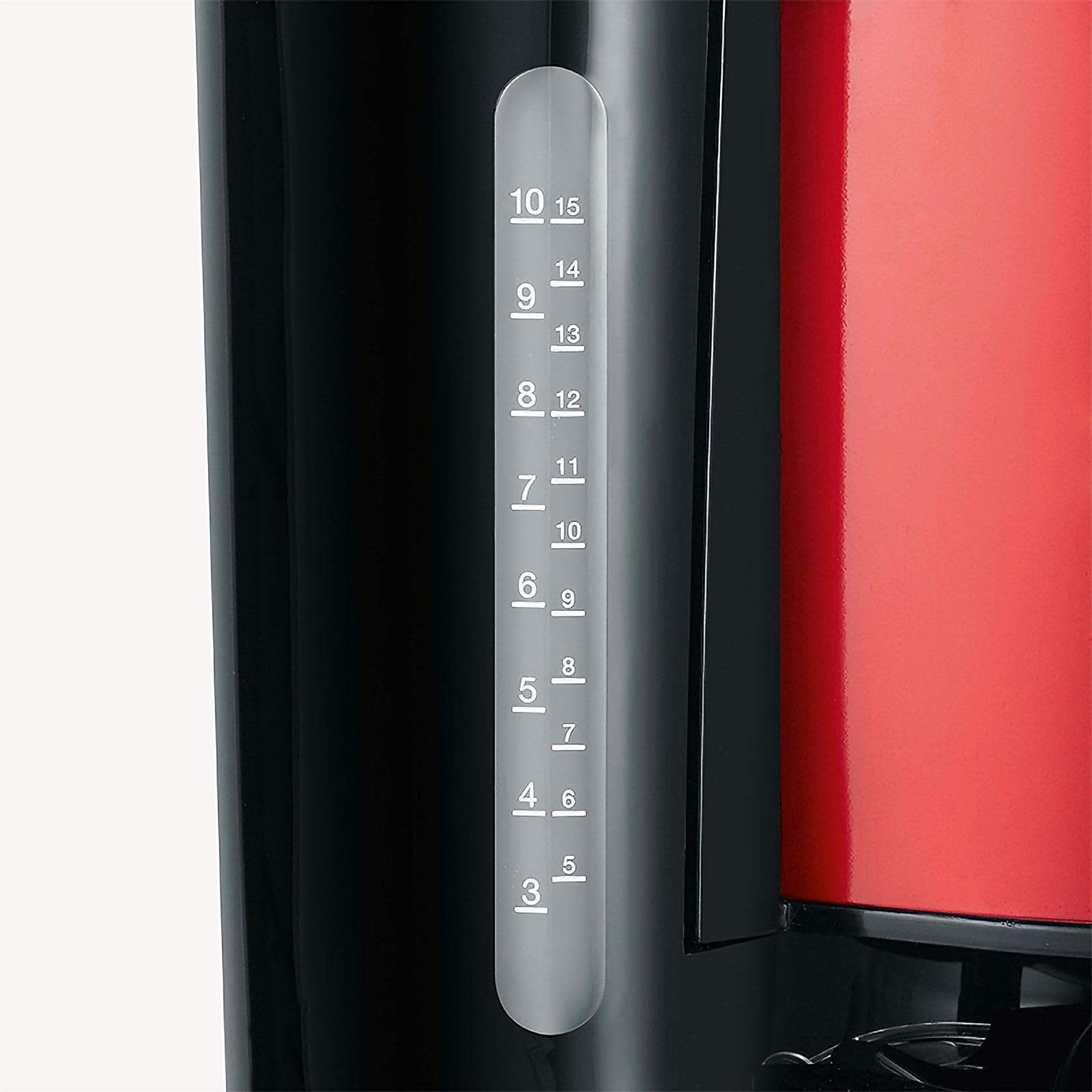 Severin KA 4817 caffettiera filtro 10 tazze rosso nero