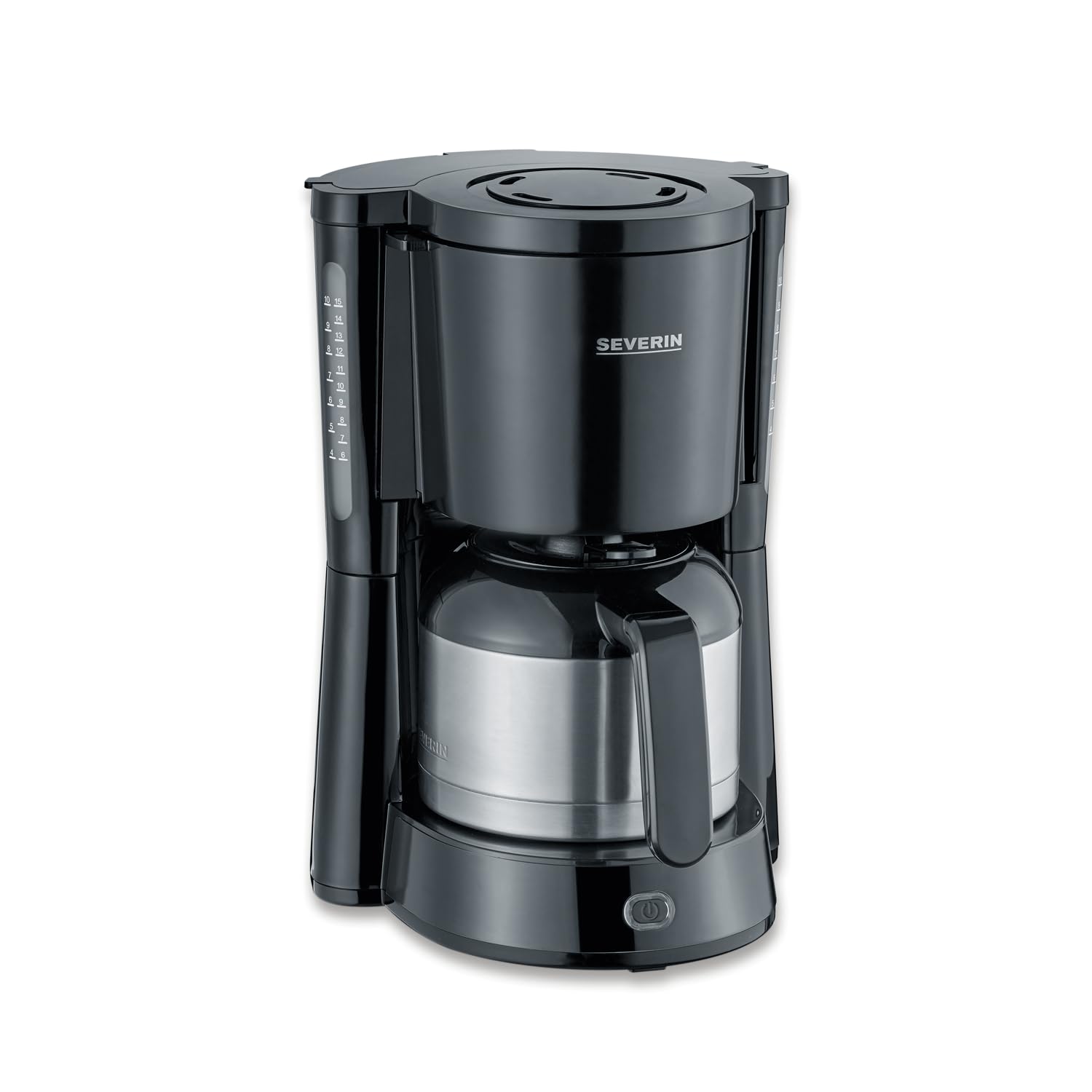 Severin KA 4835 Macchina Caffè Filtro 8 Tazze Nero Termica