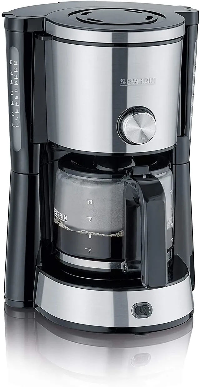 Severin KA 4825 Macchina Caffè Filtro 10 Tazze Vetro