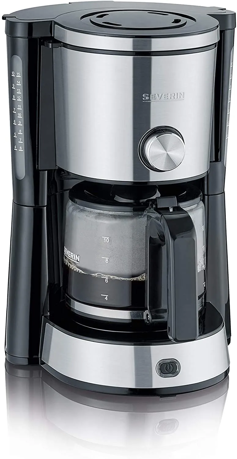 Severin KA 4825 Macchina Caffè Filtro 10 Tazze Vetro