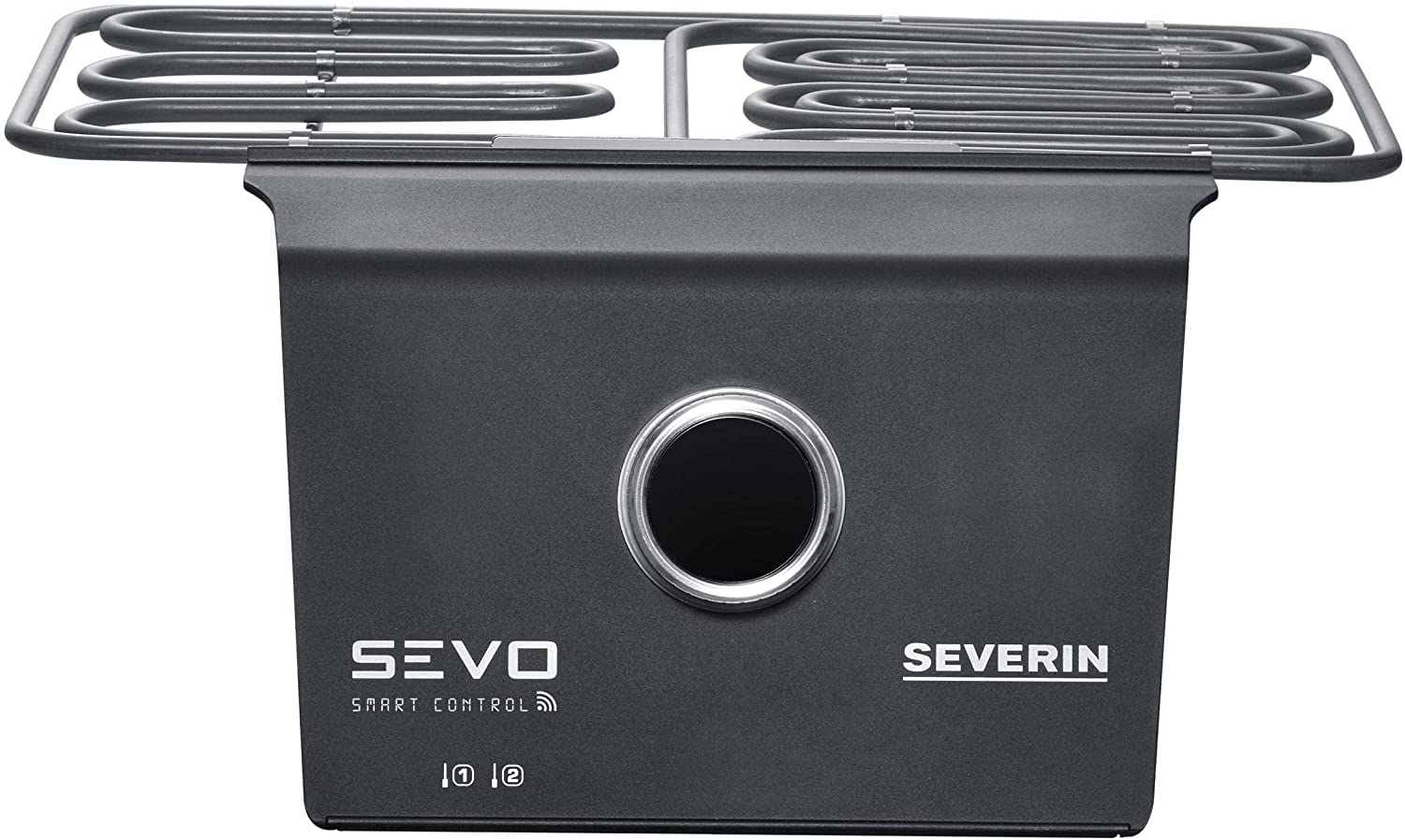 Severin Sevo Smart Control kit barbecue elettrico nero