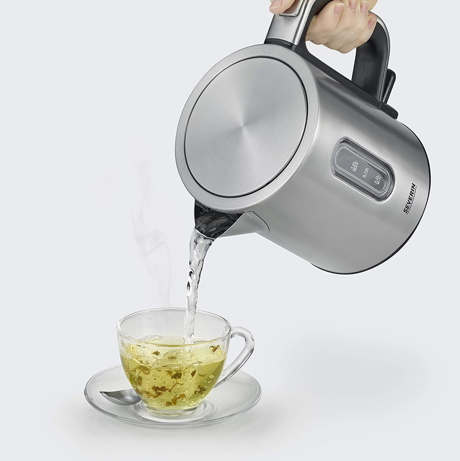 Severin WK 3415 Bollitore Elettrico 1,0 L Acciaio Inox 2400W