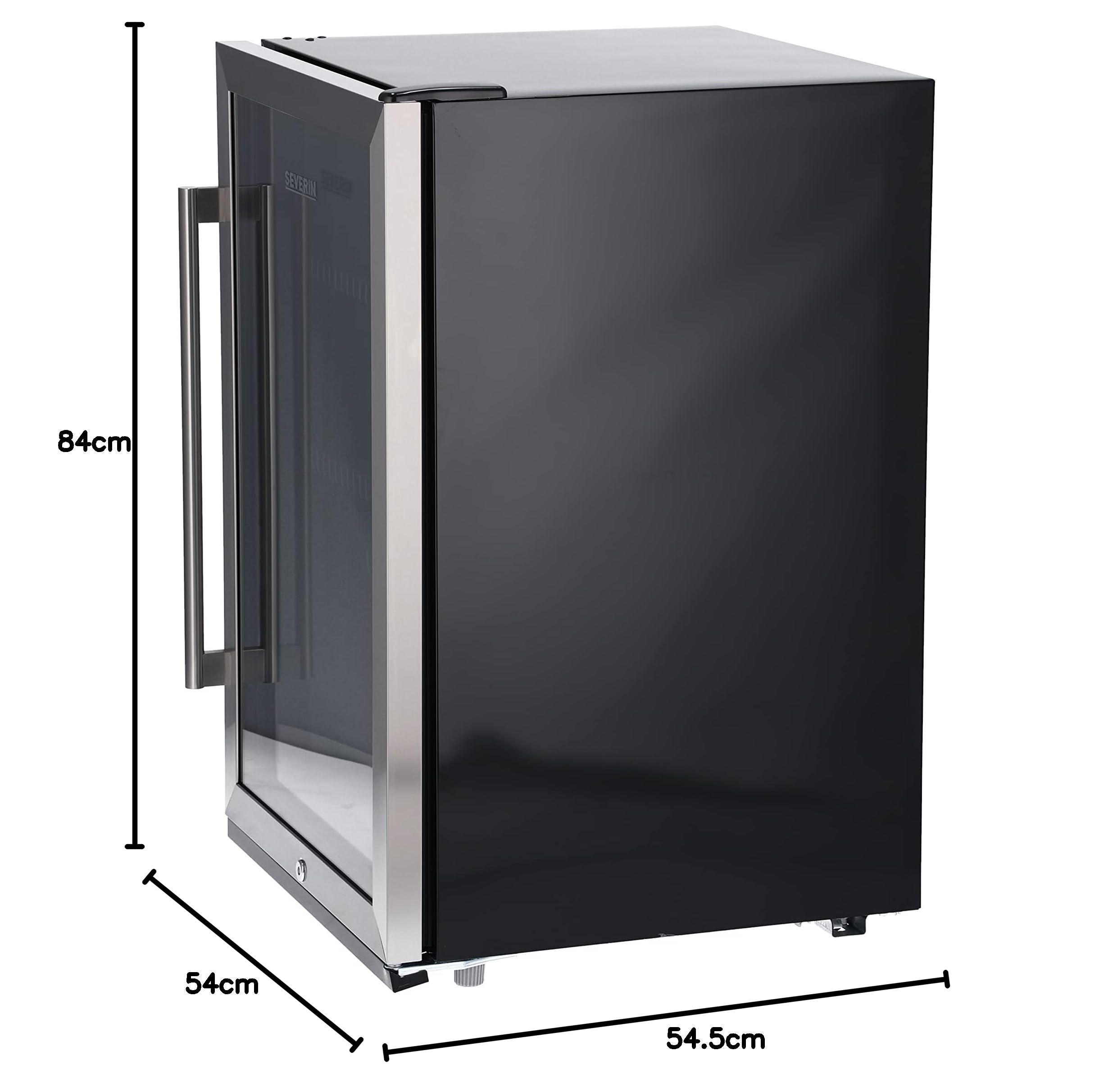 SEVERIN FKS 8840 frigo bottiglie 118L 56 bottiglie nero