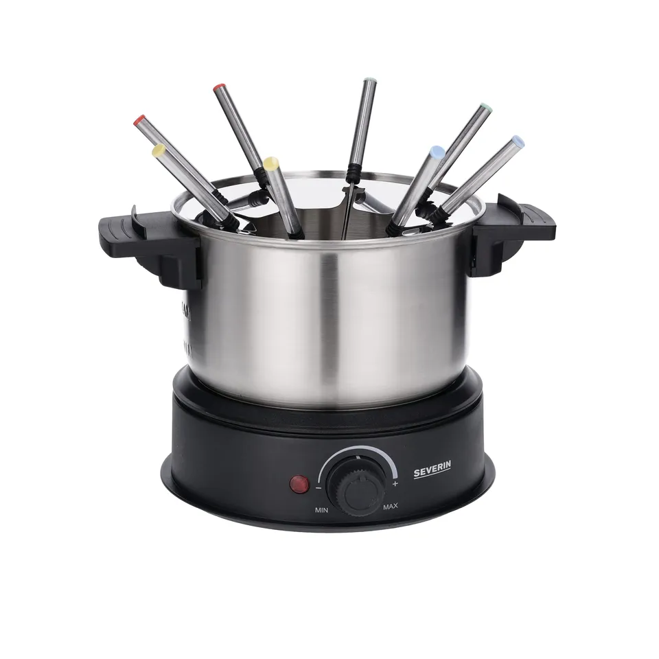 Severin FO 2470 Set Fonduta Elettrica 1,4L Inox 1500W