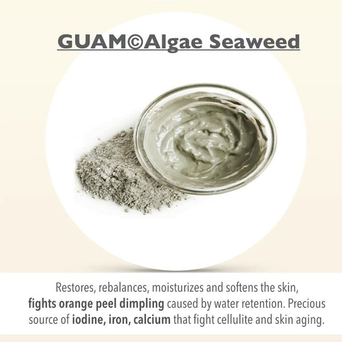 Guam Fanghi d'Alga Pancia e Girovita Fango 500 g Rassodante