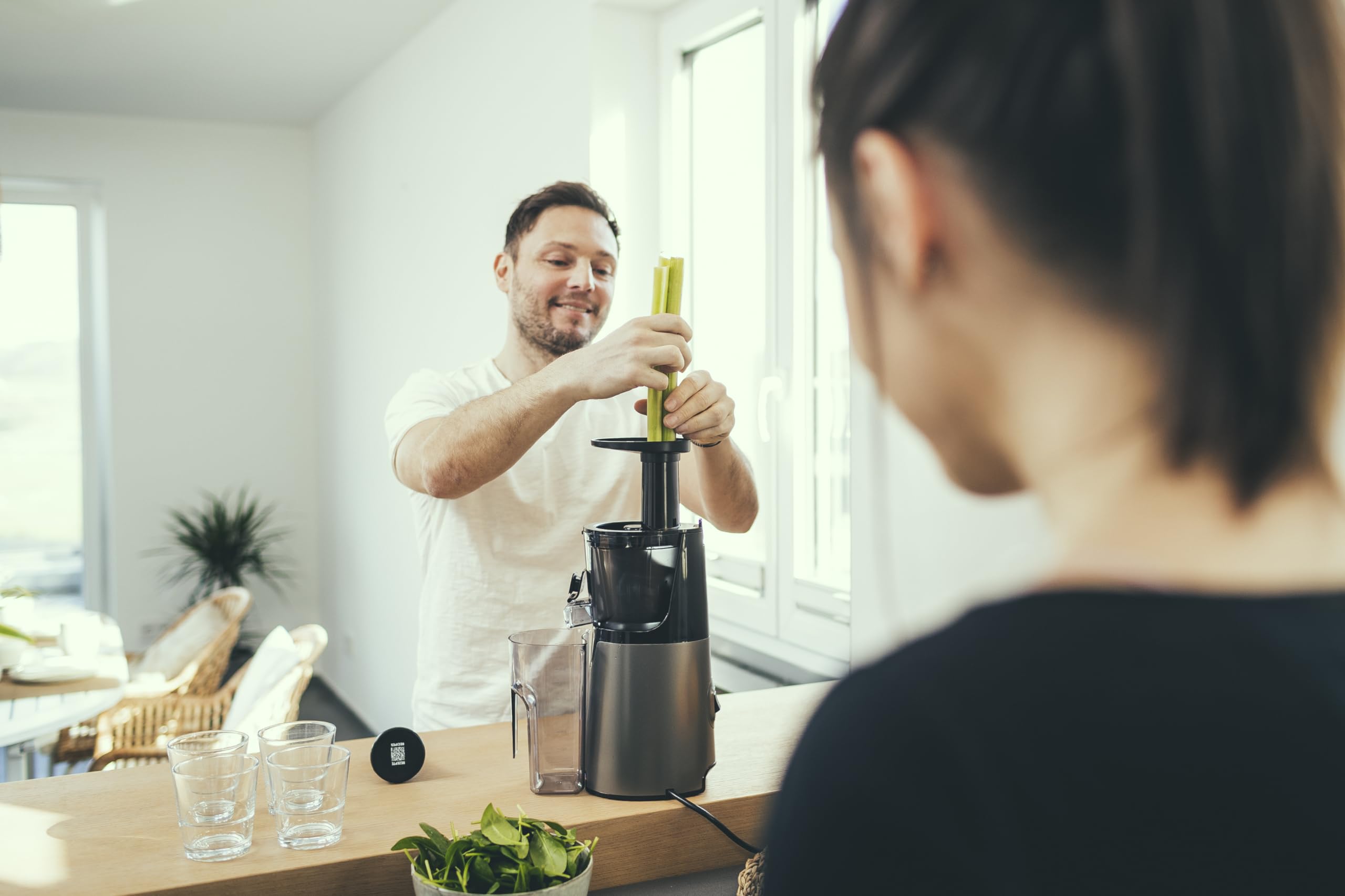 Severin ES 3571 Estrattore Succo Slow Juicer 1 L Acciaio
