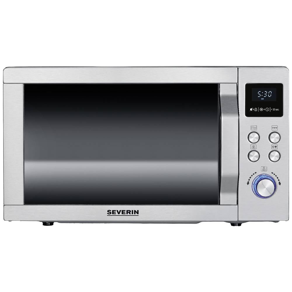 Severin MW 7776 forno microonde grill aria calda 3 in 1 argento