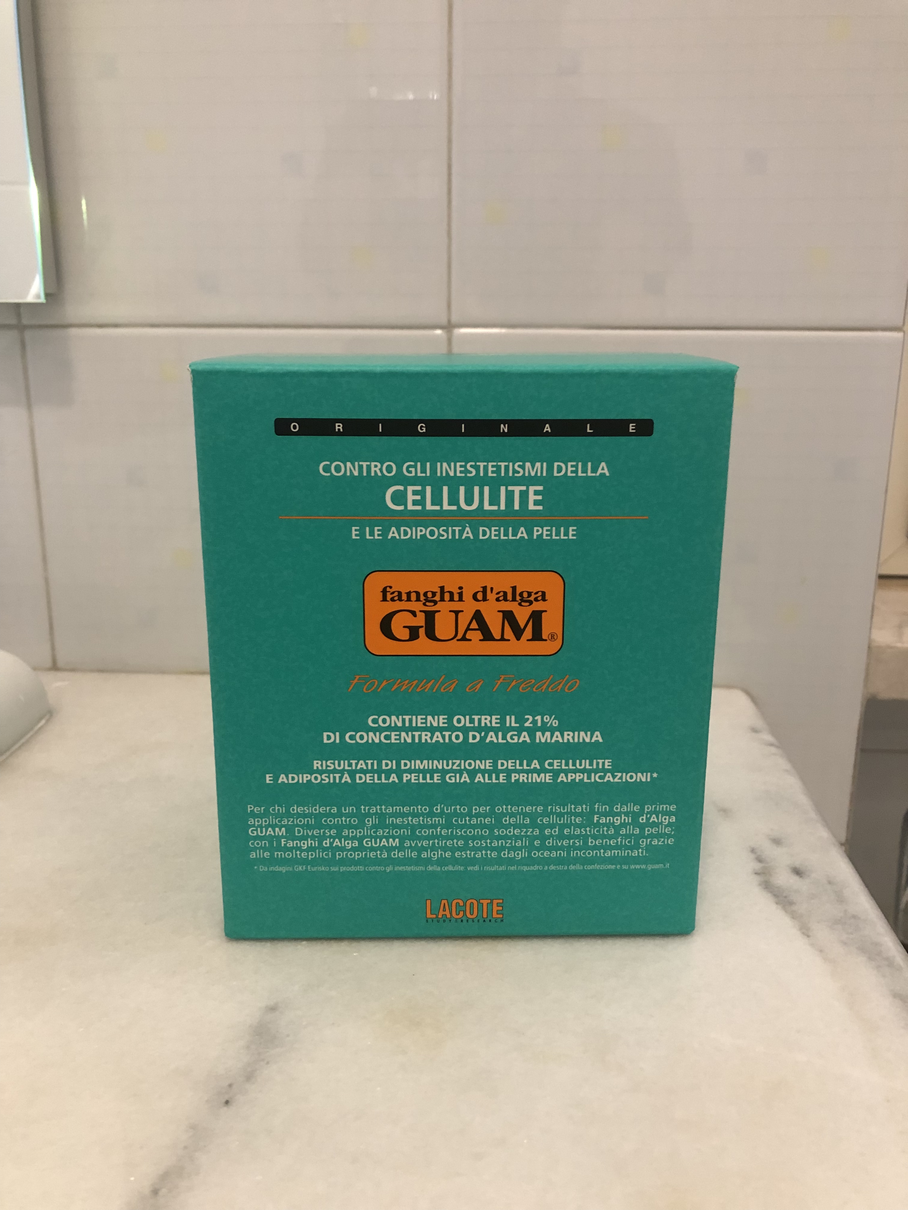 Guam Fanghi d'Alga Freddo 1kg Anticellulite Corpo