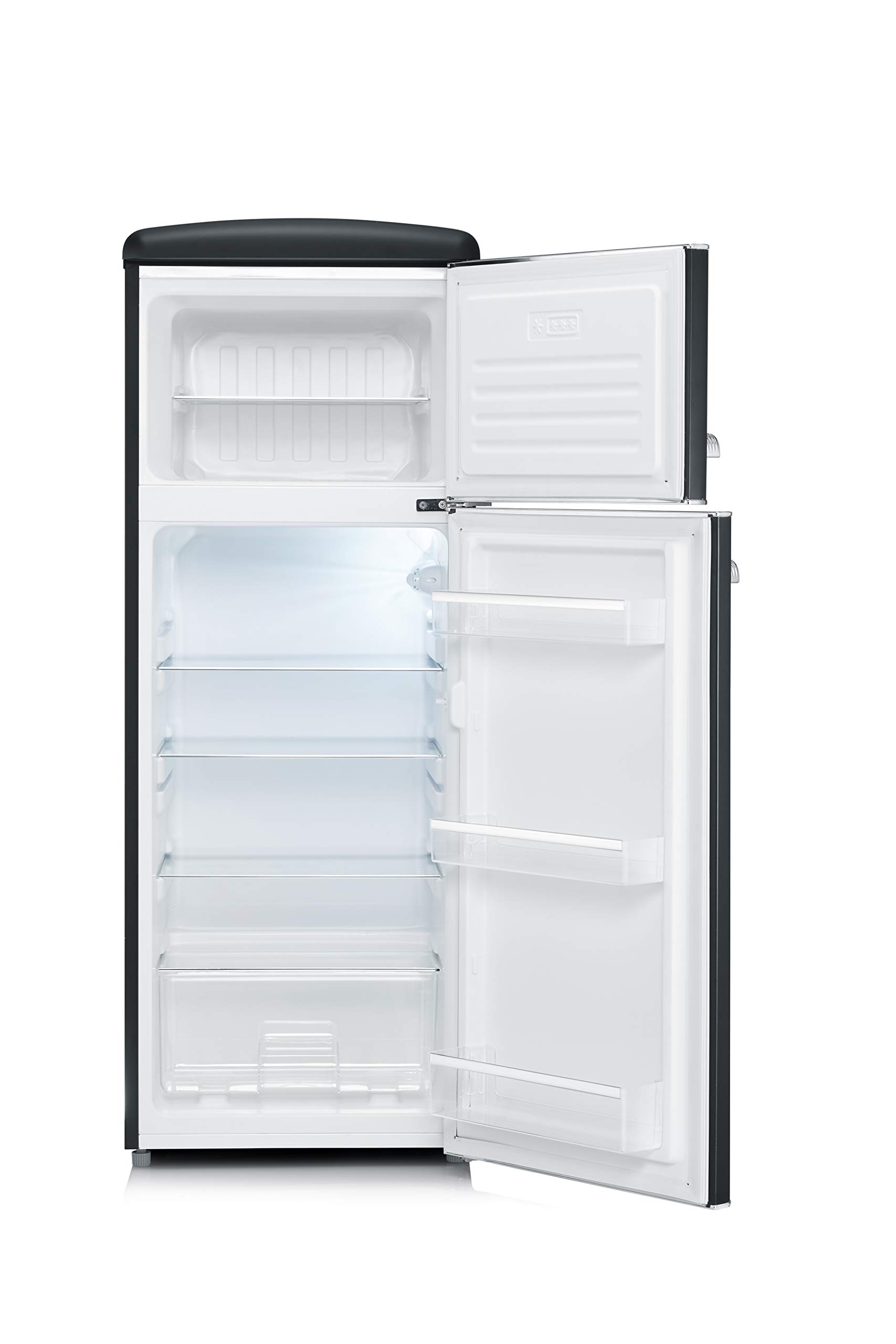 Severin RKG 8932 Frigorifero Doppia Porta Retrò Nero 208 L