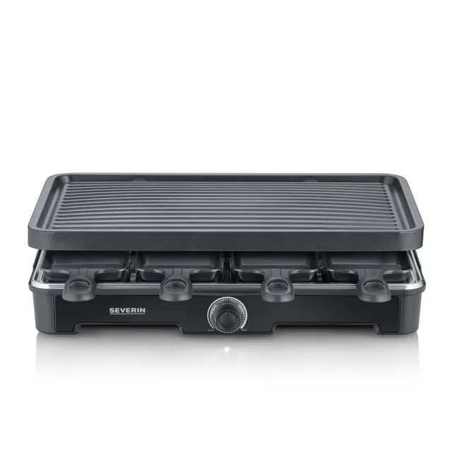 Severin Cibo divertente RG 9670 raclette grill 8 padelline nero