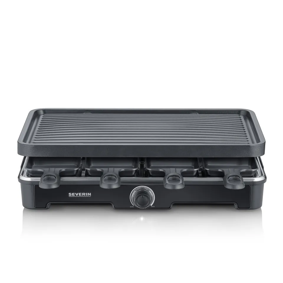 Severin Cibo divertente RG 9670 raclette grill 8 padelline nero