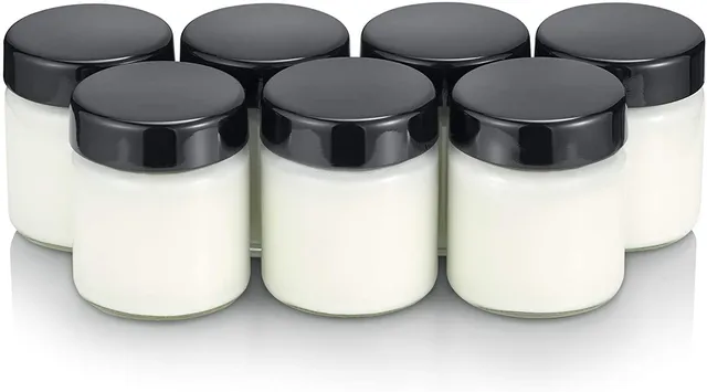 Severin ZB 3514 Set 7 Vasetti Vetro 150 ml con Coperchio