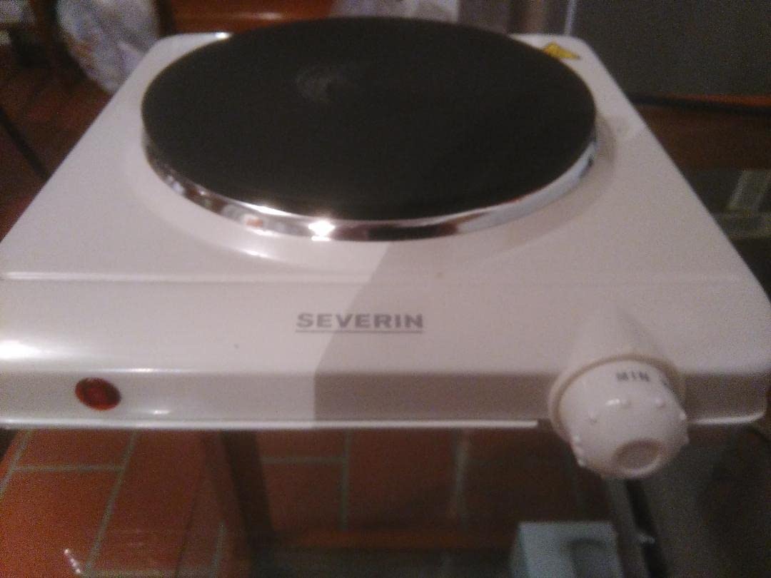 Severin DK 1091 fornello elettrico bianco 1500 W 18 cm