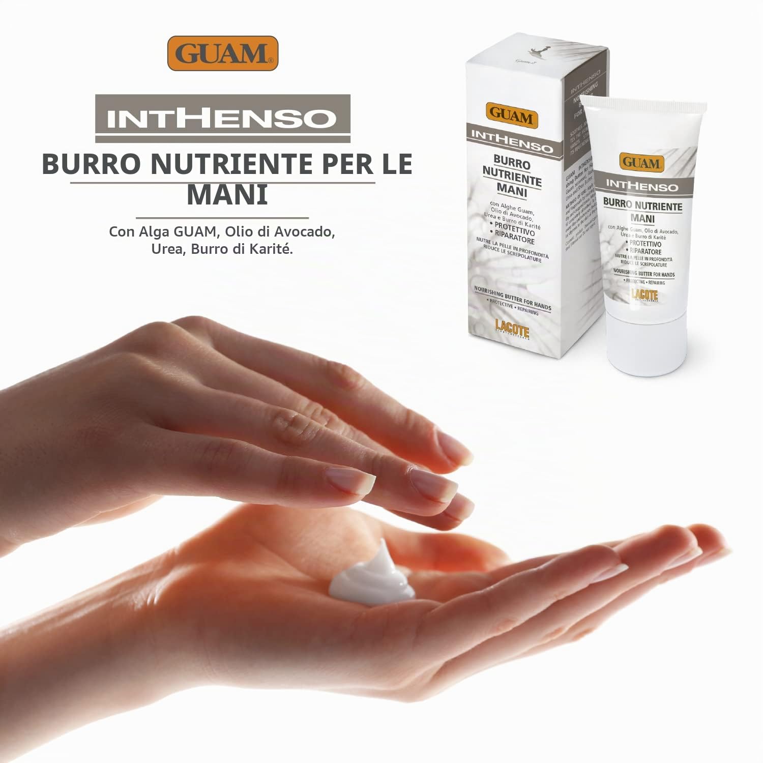 Guam Inthenso Burro Nutriente Mani Protettivo 50ml Riparatore