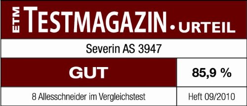 Severin AS 3947 Affettatrice Elettrica 150W Argento Lama Acciaio