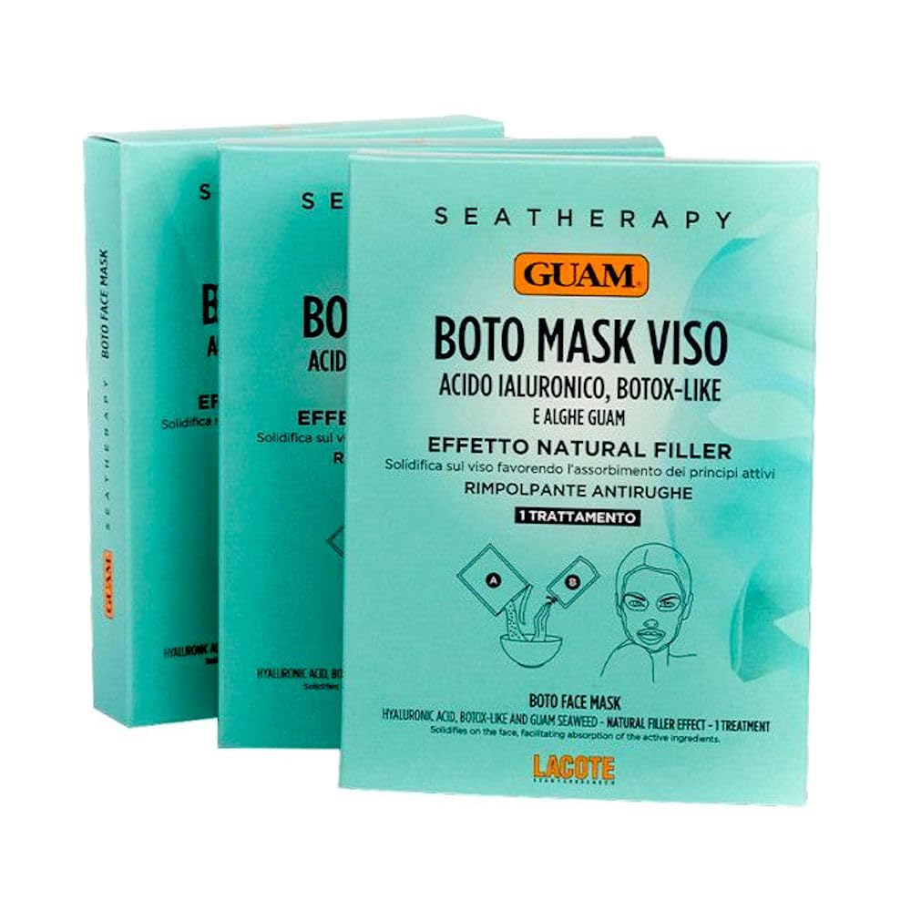 Guam Seatherapy Boto Mask Maschera Viso 3 Trattamenti Filler