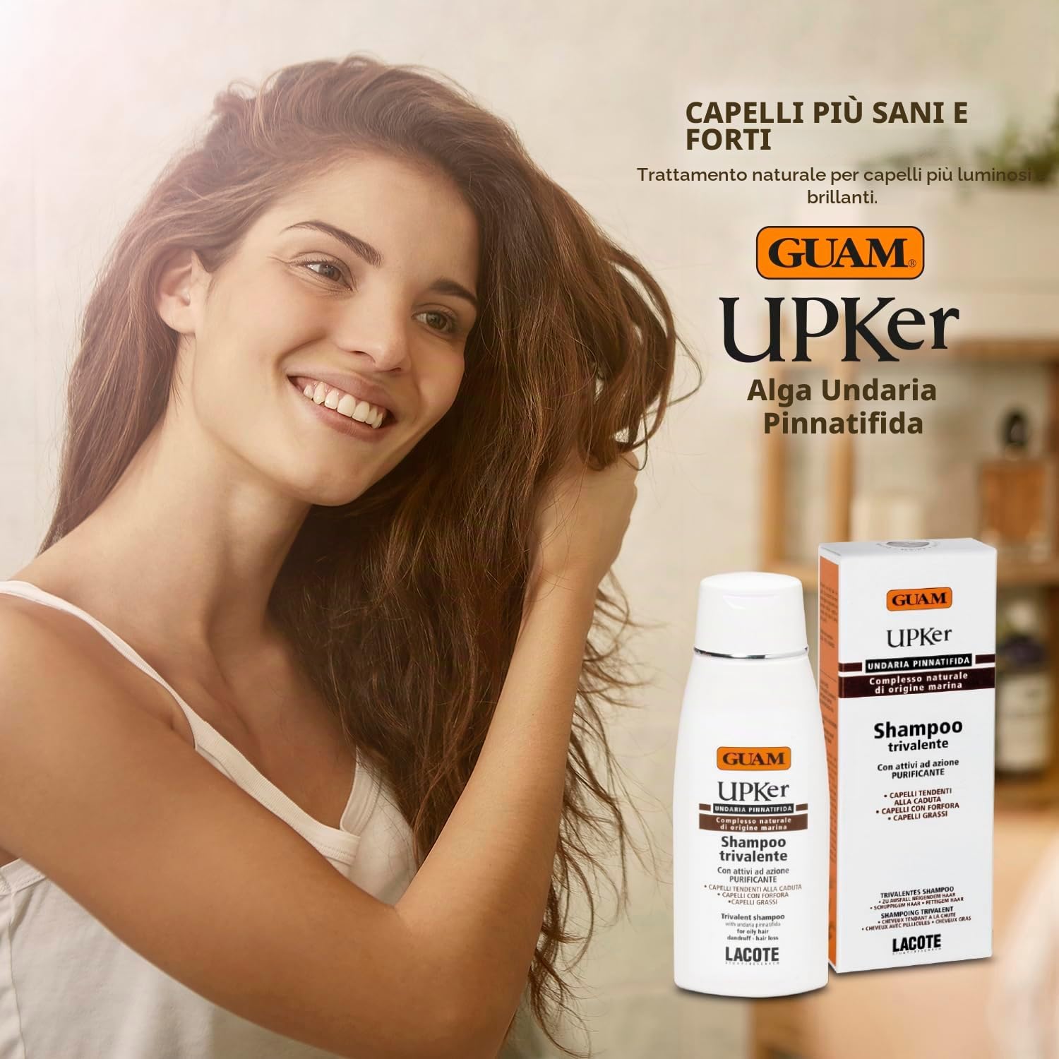 Guam Upker Shampoo Trivalente capelli grassi