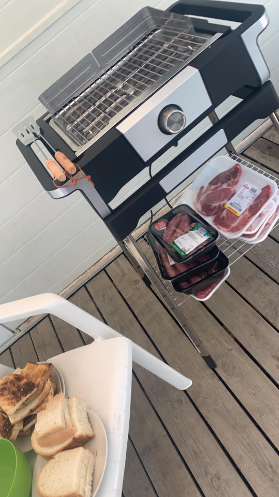 Severin PG 8116 Barbecue Elettrico con Stand Nero 2500 W