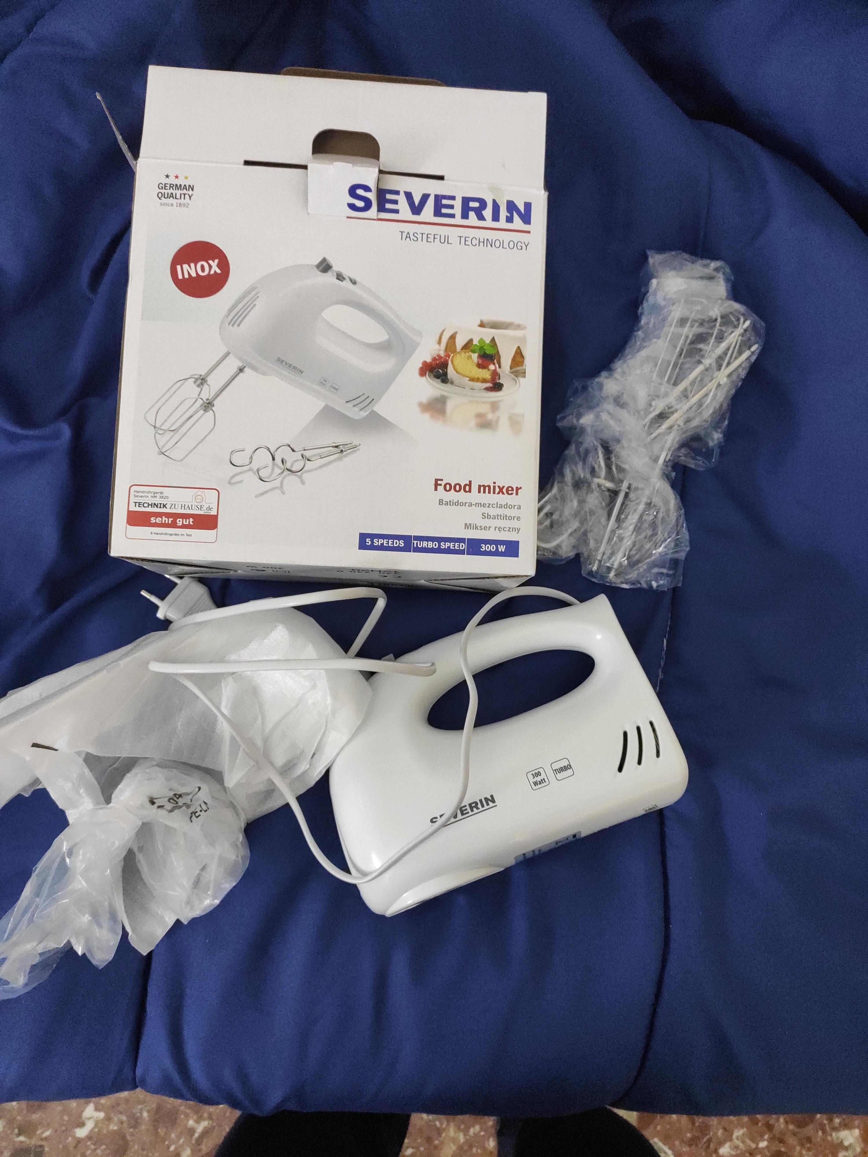 SEVERIN HM 3832 sbattitore elettrico 400W grigio nero 5 velocità