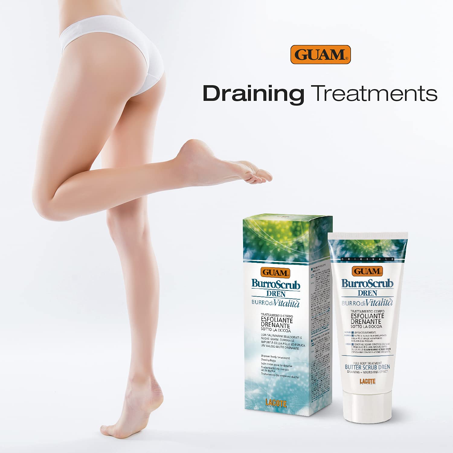 Guam Dren Burro Scrub Corpo 200 ml Drenante