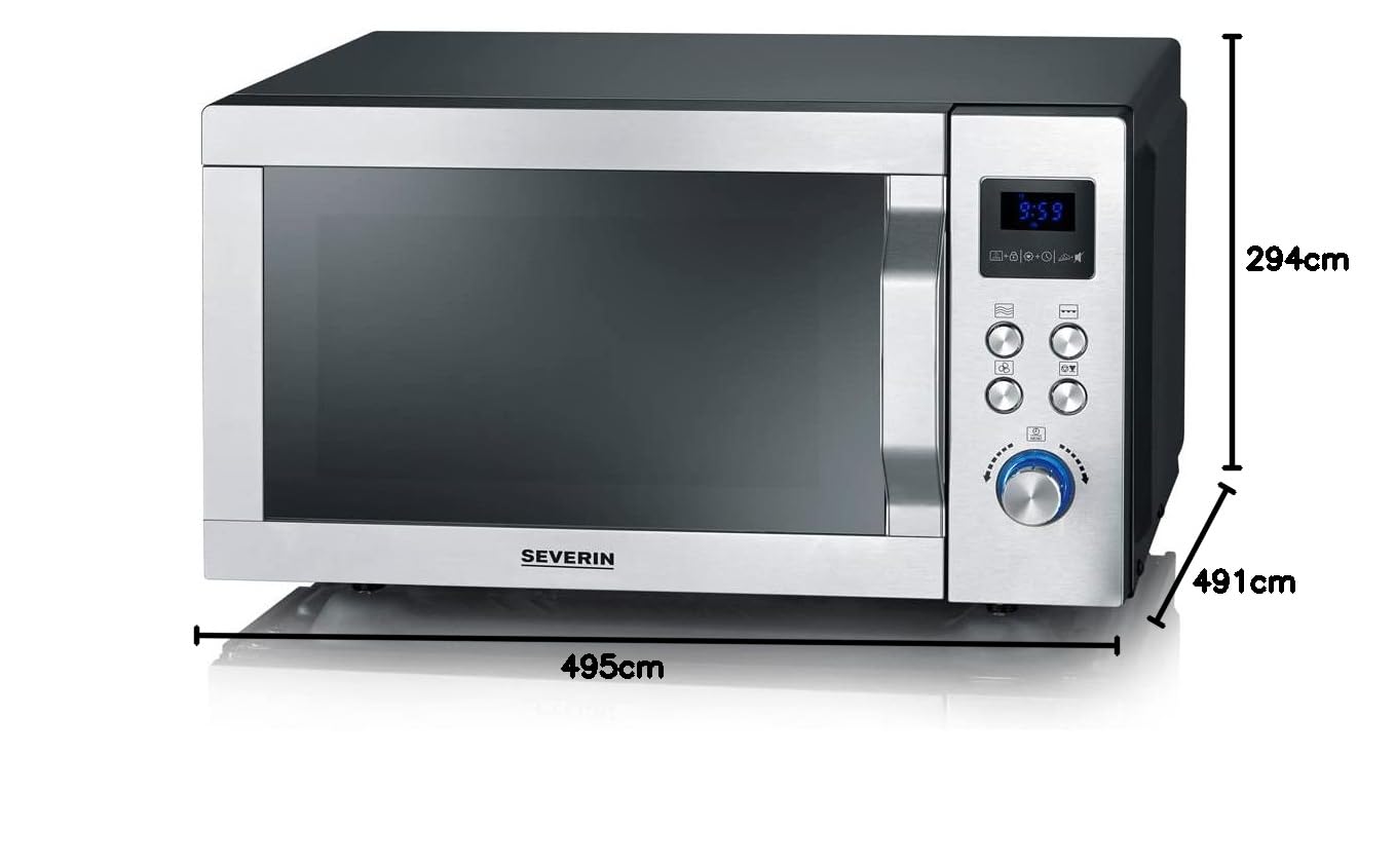 Severin MW 7778 Microonde 4in1 Pizza-Express Grill Aria Calda