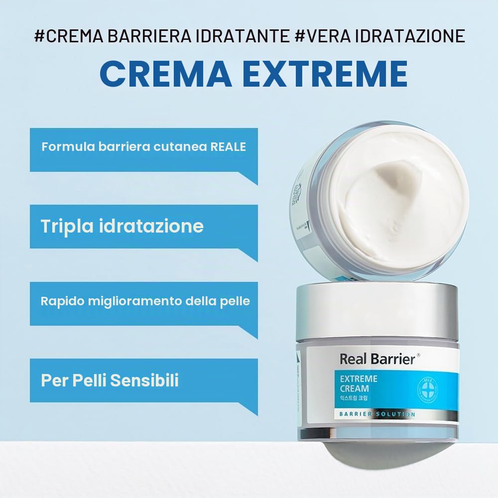 Real Barrier Extreme cream viso 50 ml ceramidi pelli sensibili