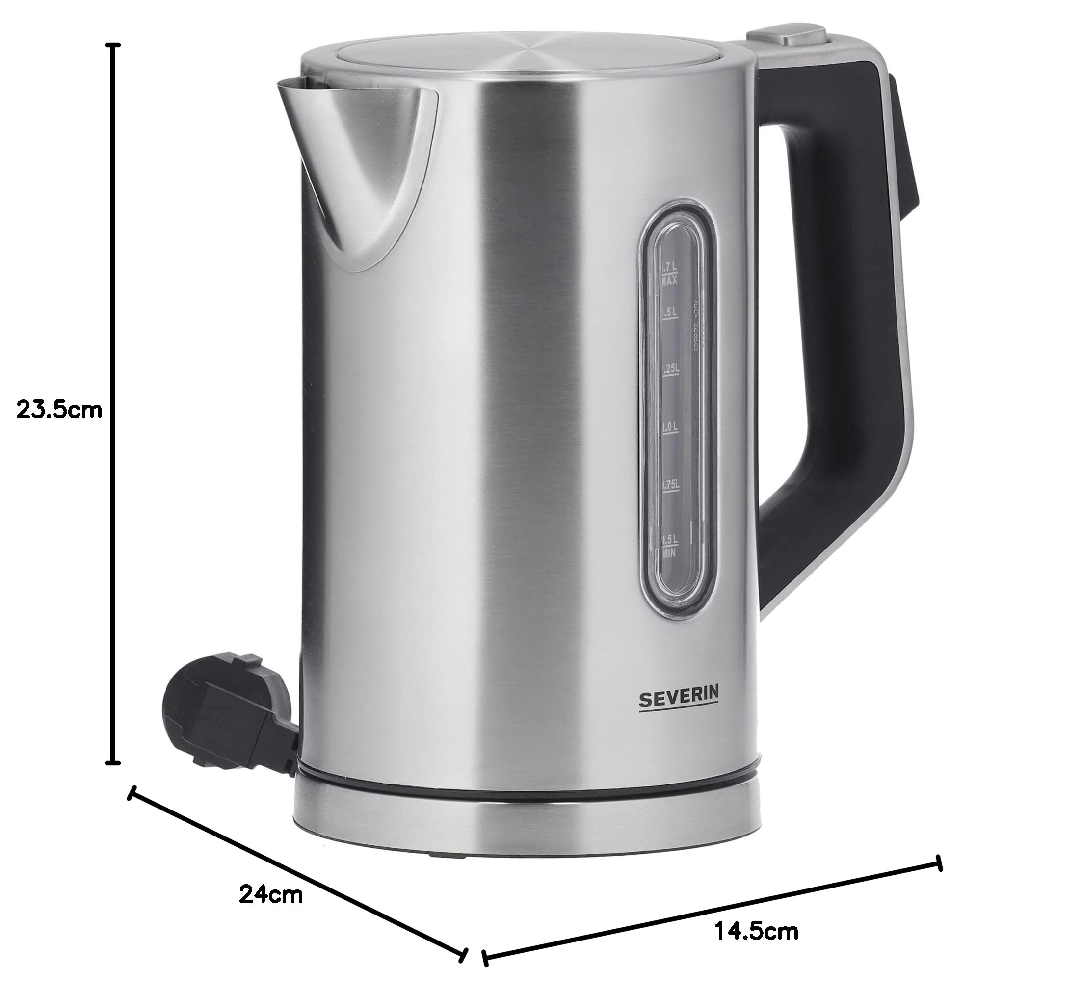 Severin WK 3418 bollitore elettrico 1,7 L temperatura regolabile