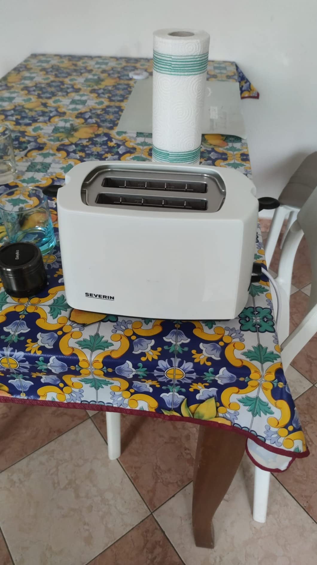 SEVERIN AT 2287 tostapane automatico 700W nero argento 2 fette
