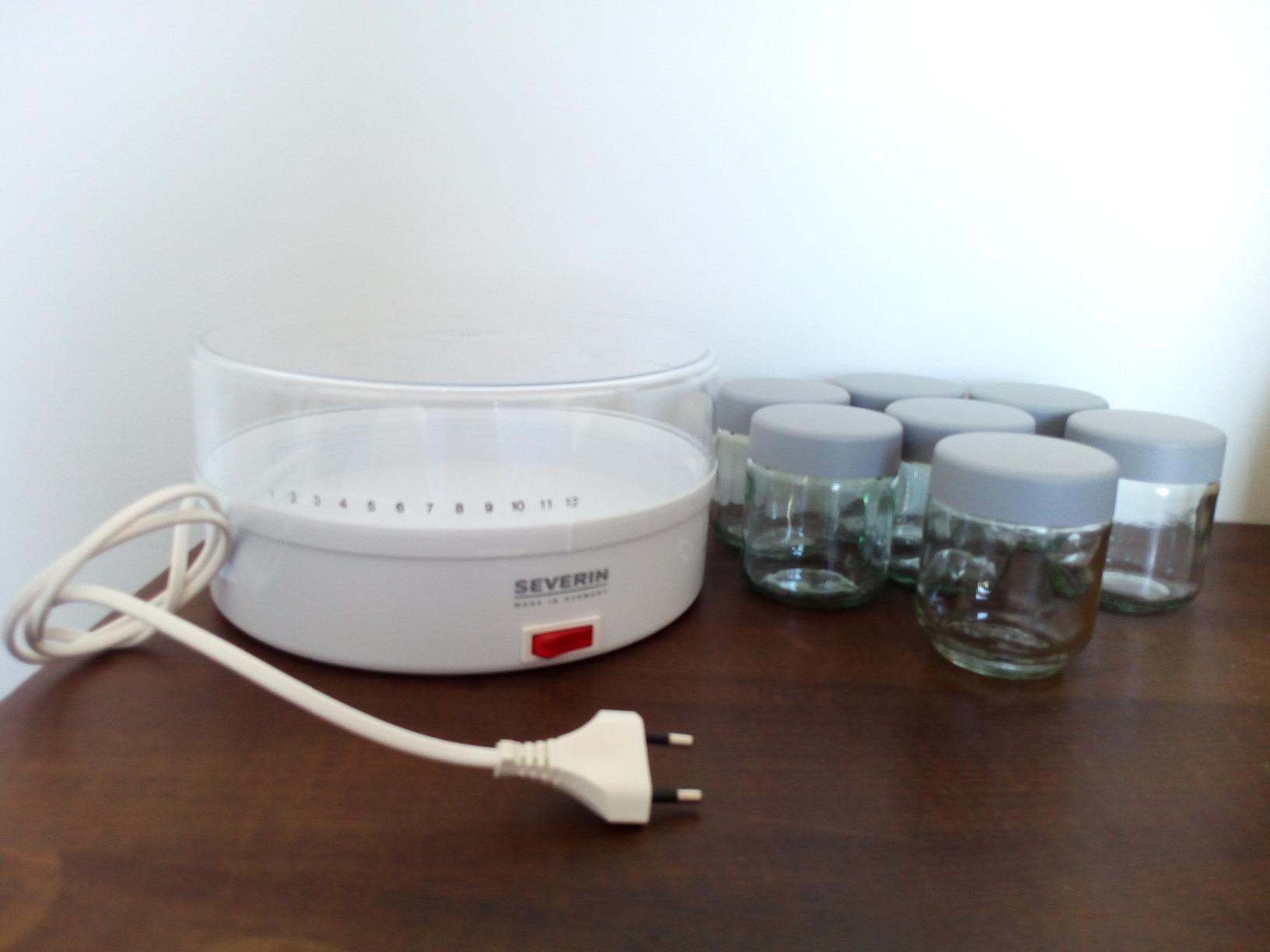 Severin JG 3516 Yogurtiera 7 Vasetti Vetro 150ml Bianco 13W