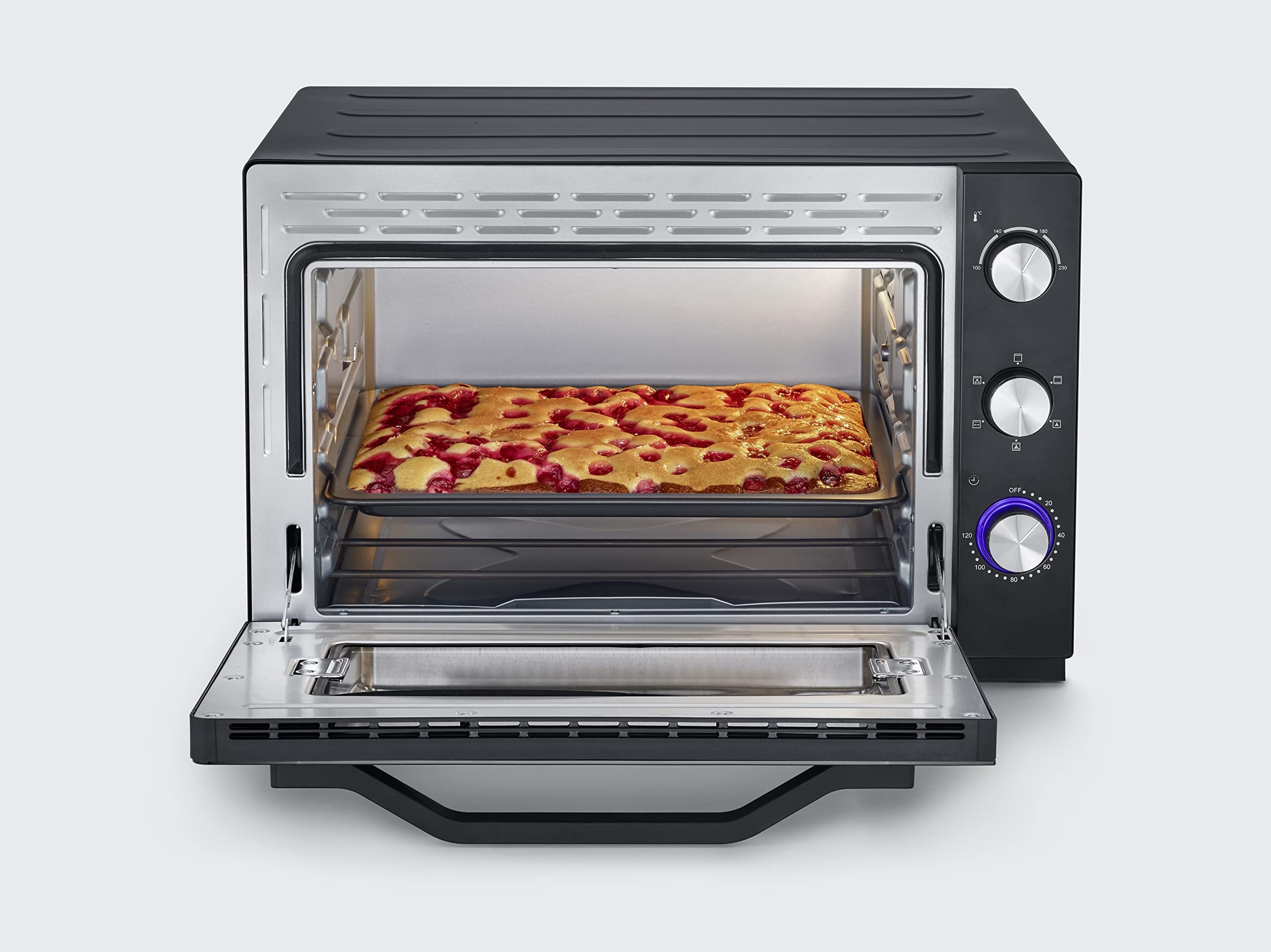 Severin Forni e microonde TO 2073 forno elettrico XXL 60L nero