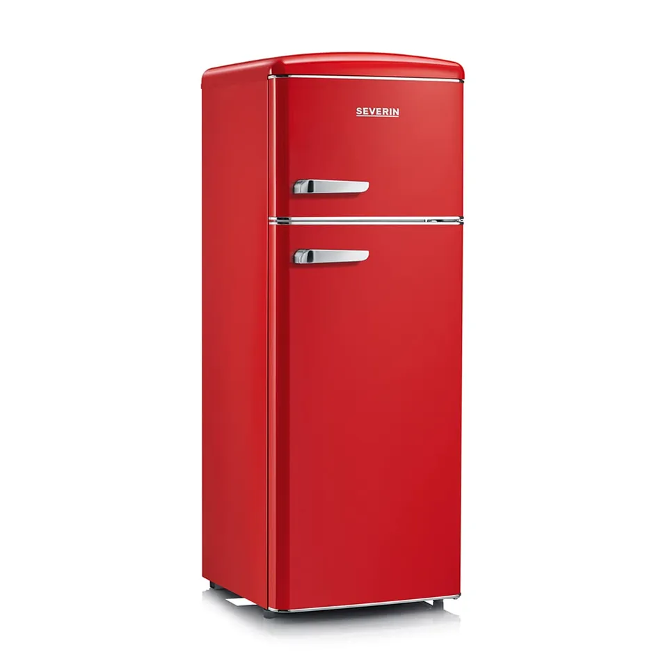 Severin RKG 8930 frigorifero combinato retrò rosso 206 L
