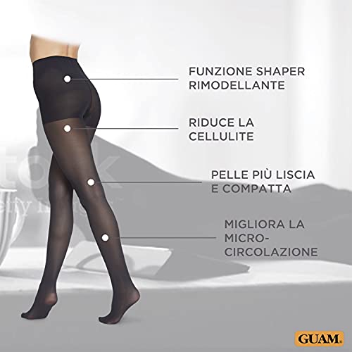 Guam Fibramar Collant Body Control 50 Denari Nero 40-42