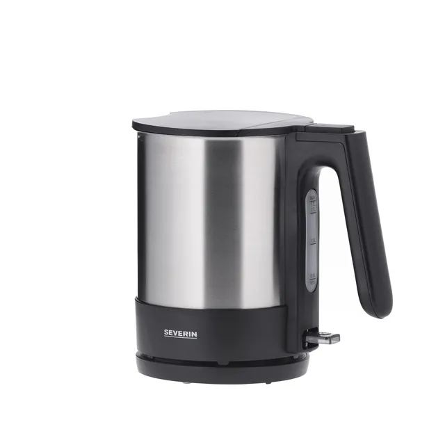 Severin WK 3409 bollitore elettrico 1,7 L nero acciaio