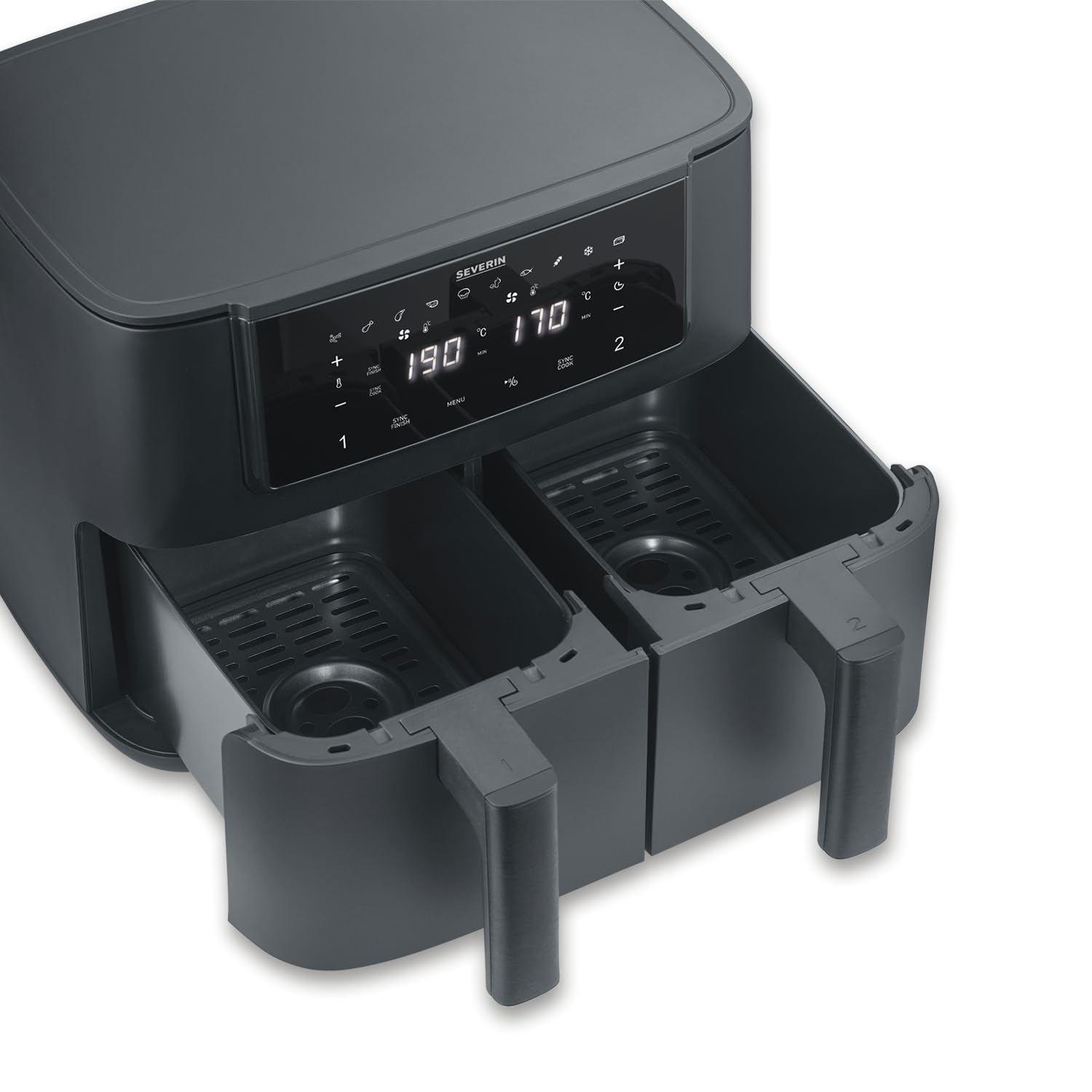 Severin FR 2463 friggitrice ad aria 8L Dual Zone 2600W 11 programmi