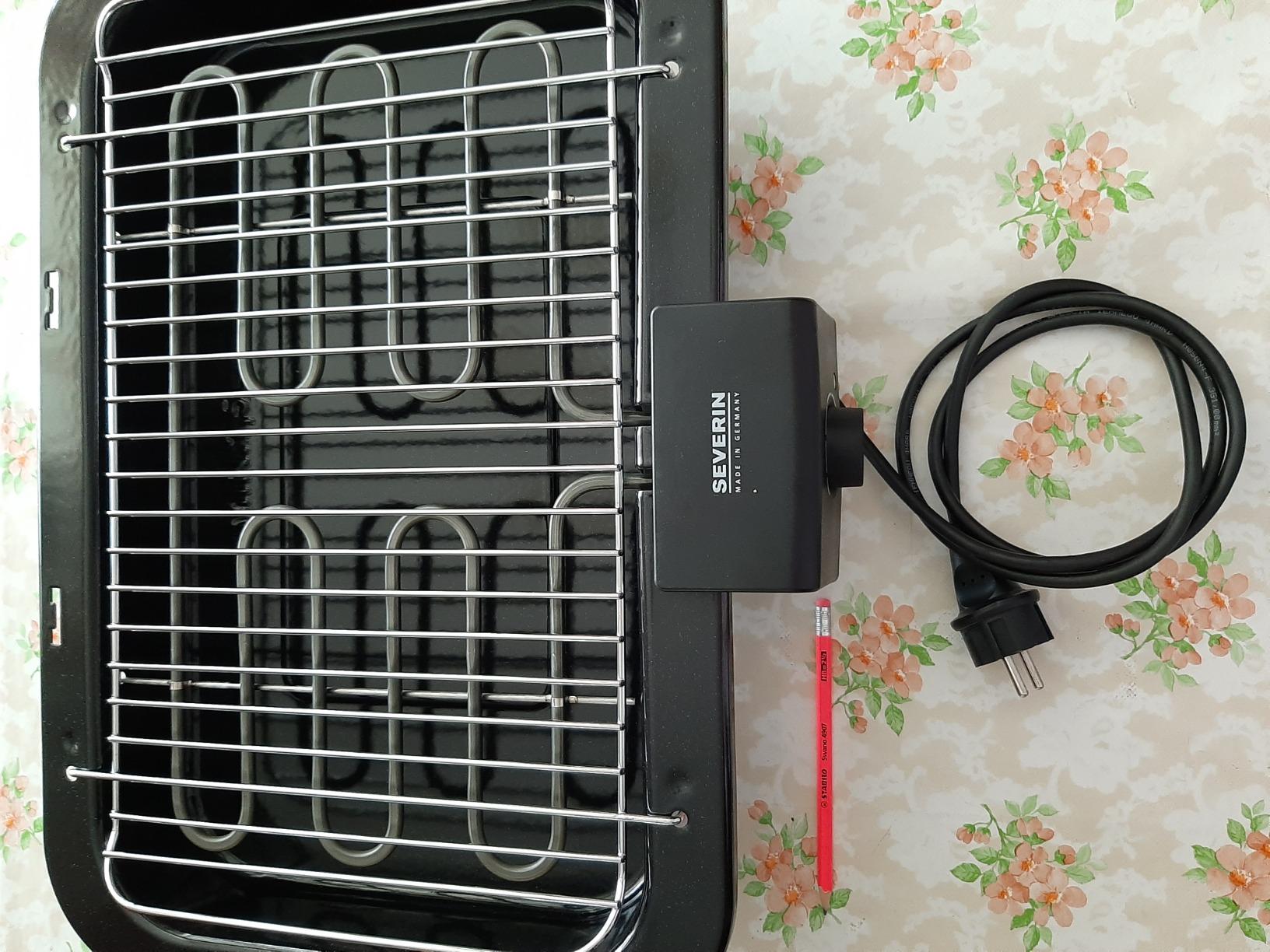 Severin PG 2790 barbecue elettrico nero 2500W termostato
