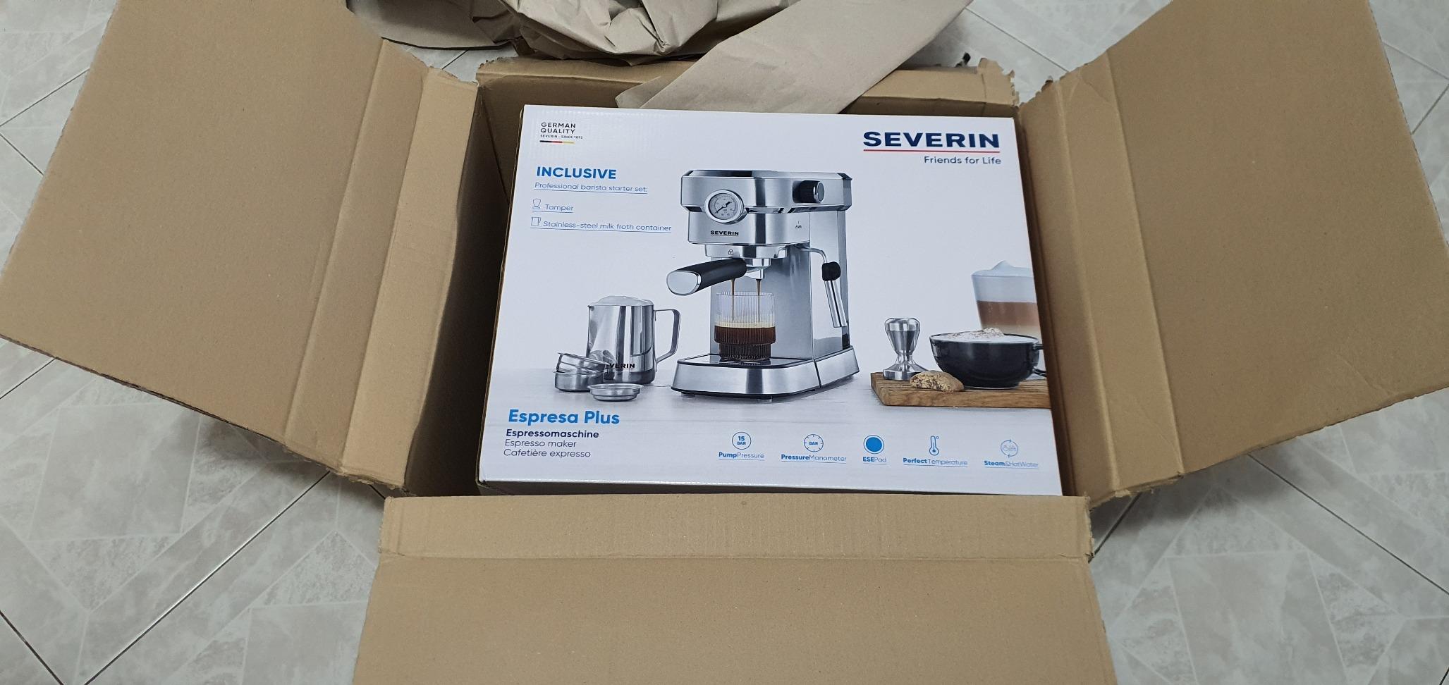 Severin KA 5995 Espresa Plus Macchina Espresso Montalatte Inox