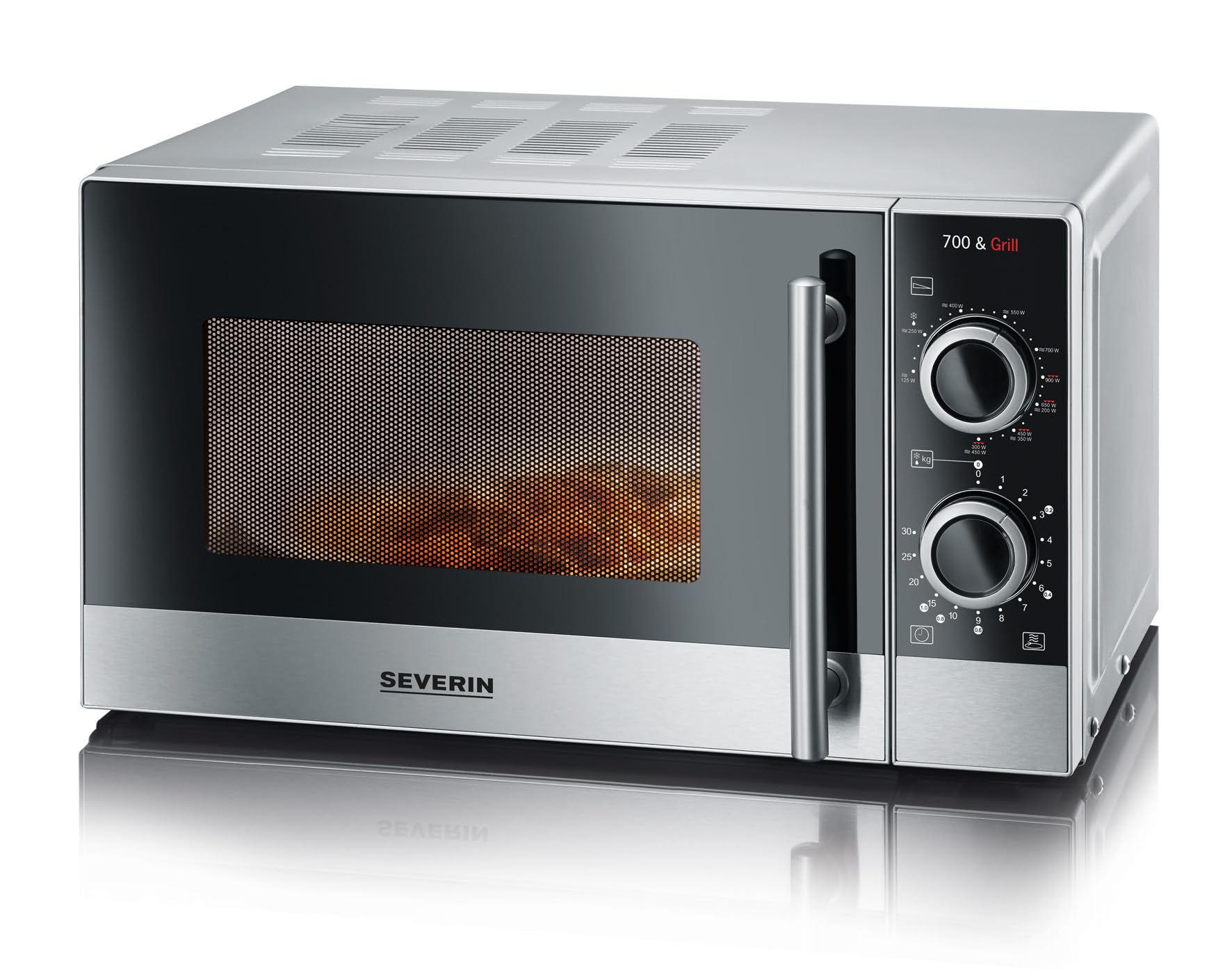 Severin MW 7874 forno microonde 20 L grill argento