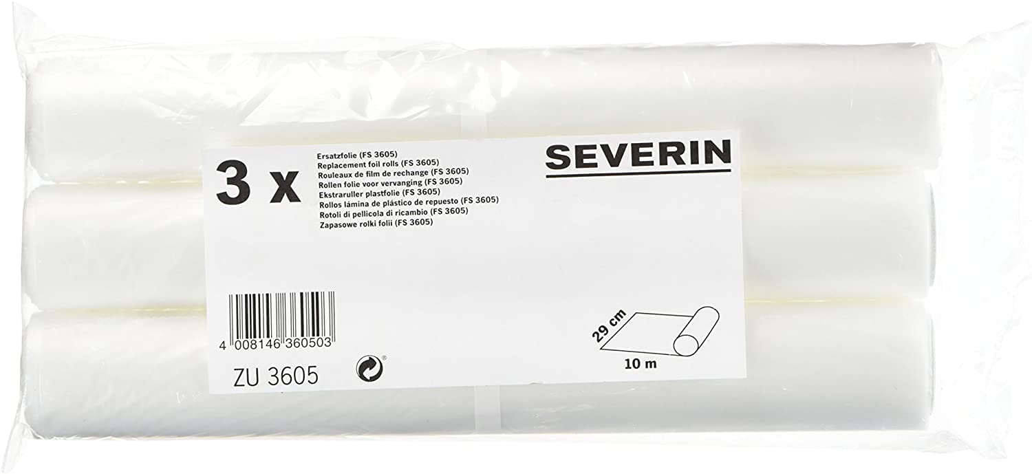 Severin ZU3605 Rotoli Sottovuoto Set 3 da 29 cm