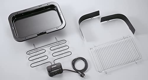 Severin PG 2791 barbecue elettrico con paravento 2500W nero