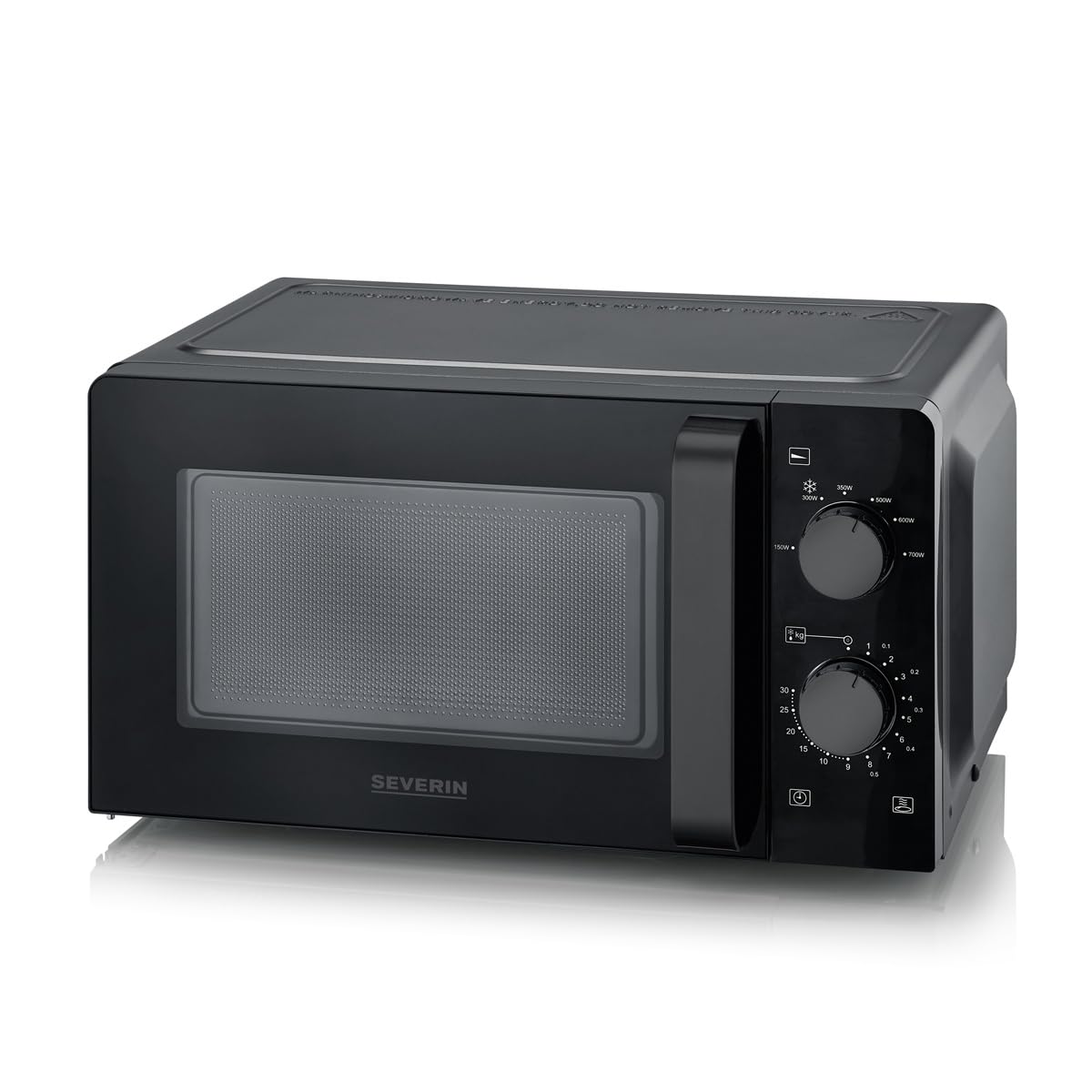 Severin MW 9587 microonde fondo vetro nero