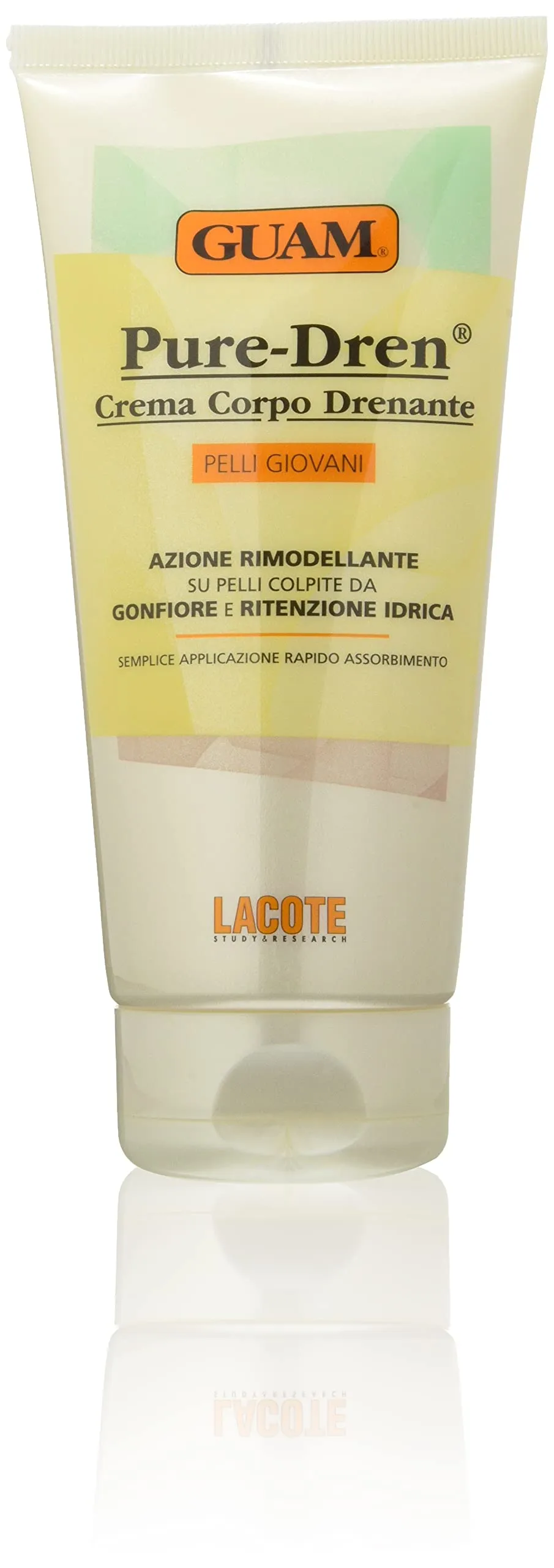 Guam Pure-Dren Crema Corpo Drenante 150 ml Pelli Giovani