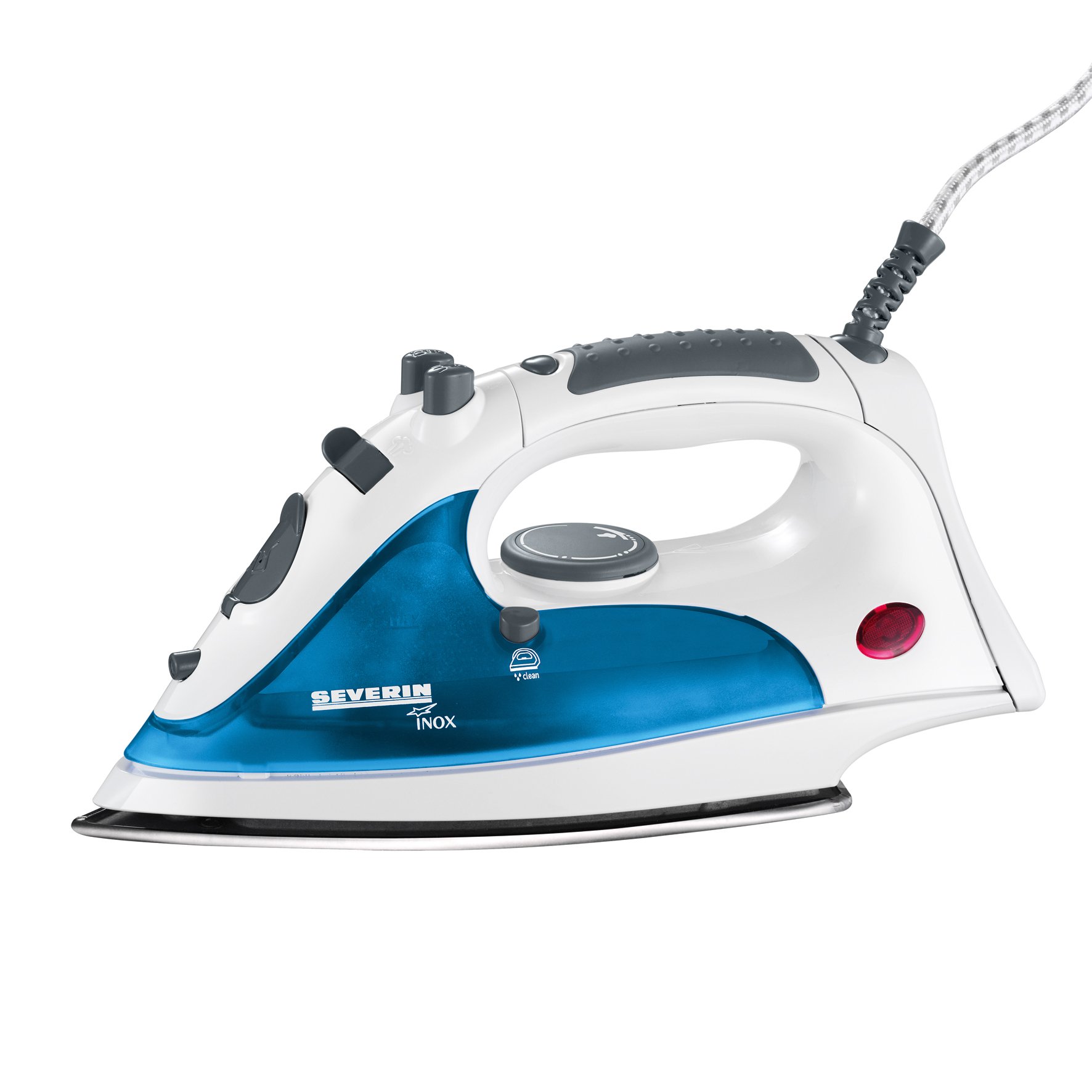 Severin BA 3256 Ferro da Stiro a Vapore Bianco/Blu 2400 W