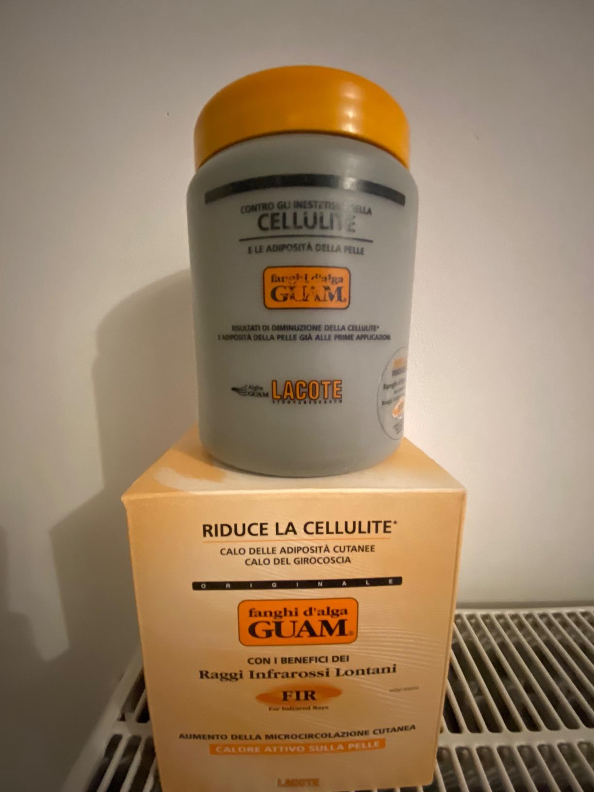 Guam Tourmaline FIR Fango Corpo 1 kg Anticellulite Effetto Caldo